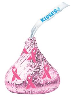 Pink Hershey's Kisses